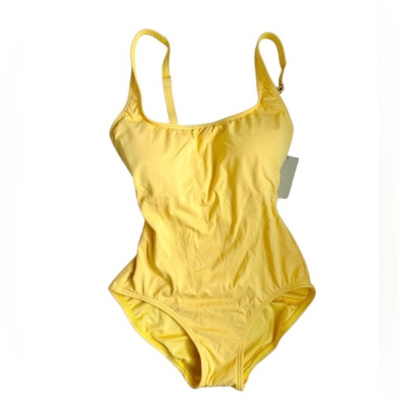 Michael Kors yellow onepiece swimsuit - Picture 1 of 6
